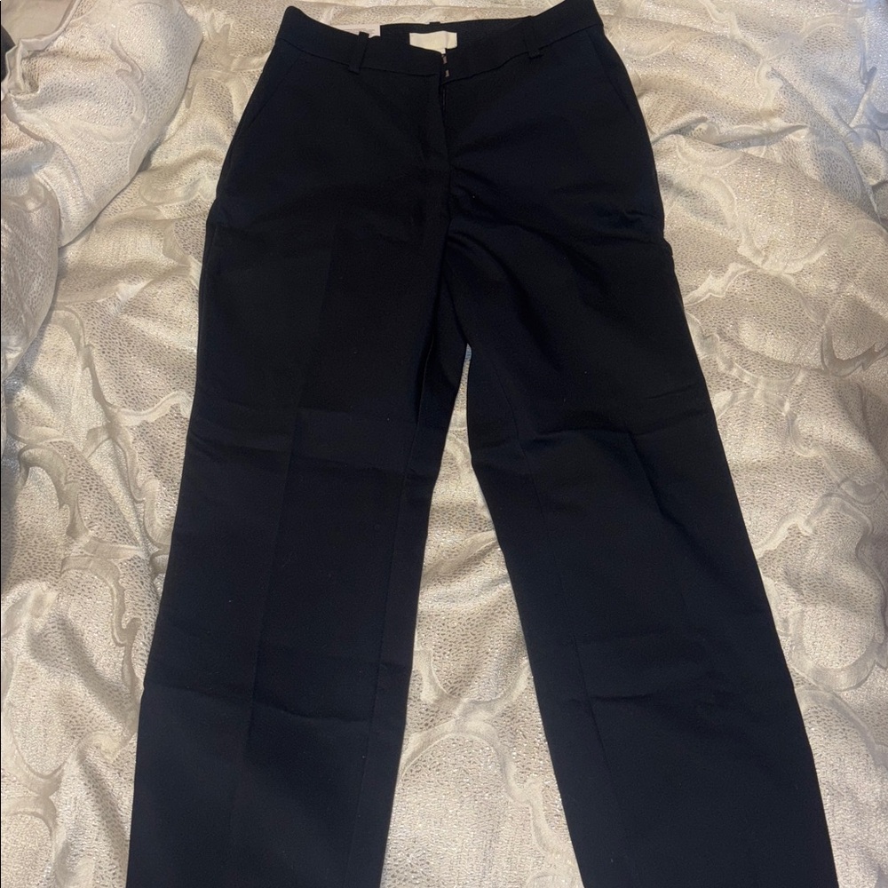 H&M Dark Navy Blue Ankle-Length Slacks